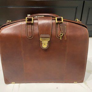 Tony Perotti Lawyer's Leather Briefcase